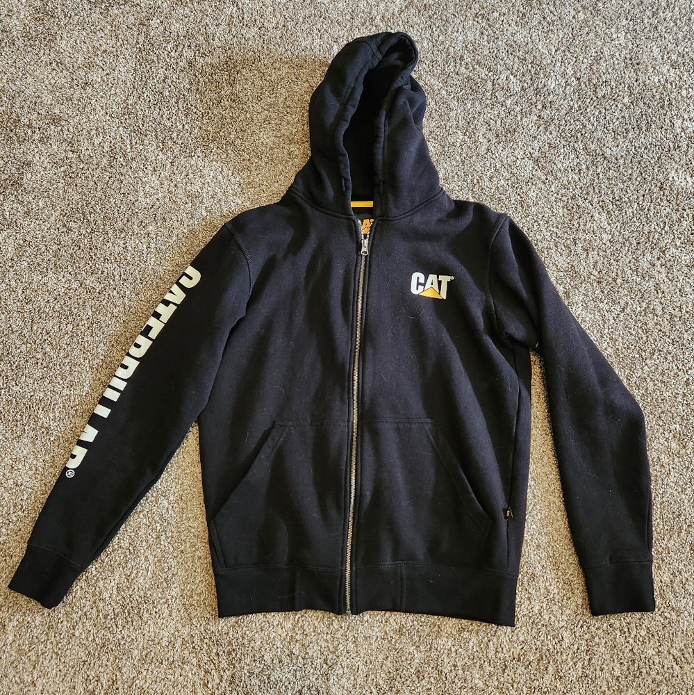 CAT W10840 - Full Zip Hooded Sweatshirt